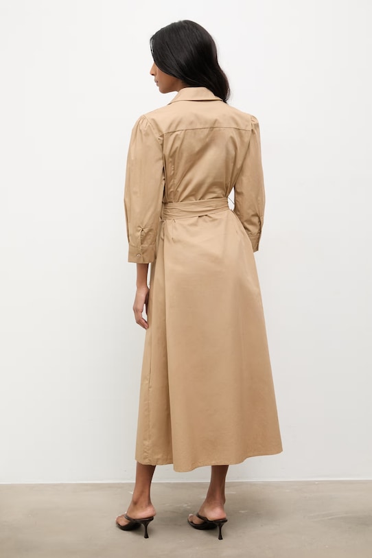 Îmbrăcăminte Answear Lab rochie din bumbac 3922.iak bej