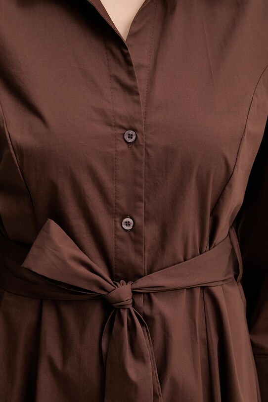 Answear Lab rochie din bumbac 3922.iak maro