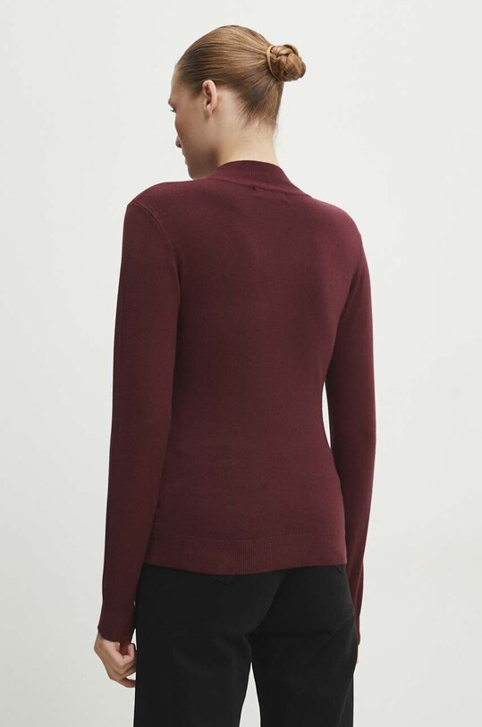 Answear Lab pulover de cașmir burgundia wf2407.2.FKK