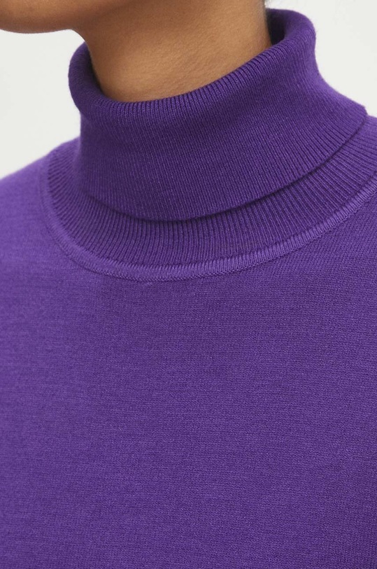Kašmírový svetr Answear.LAB wf2408.1.FKK fialová