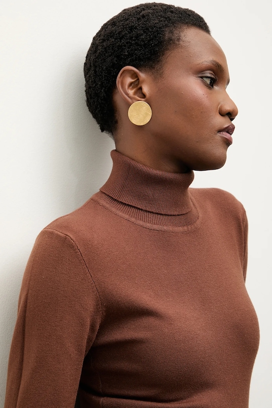 Answear Lab pulover de cașmir wf2408.1.FKK maro WZ24