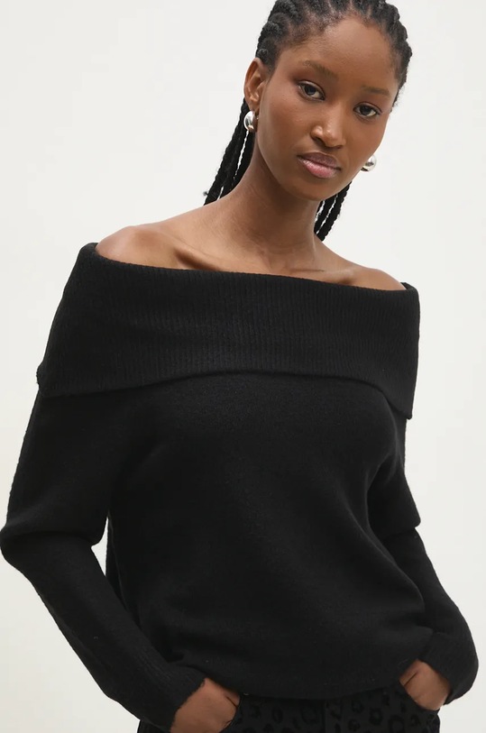 Answear Lab sweter pozostałe czarny LK.248EVERLYNA.ums