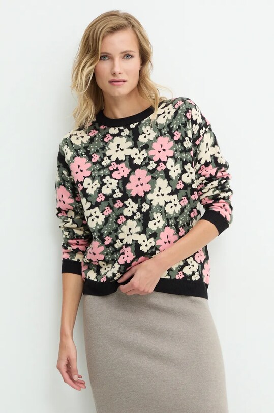 Answear Lab pulover grosime medie multicolor LK.248FLOWER.ums