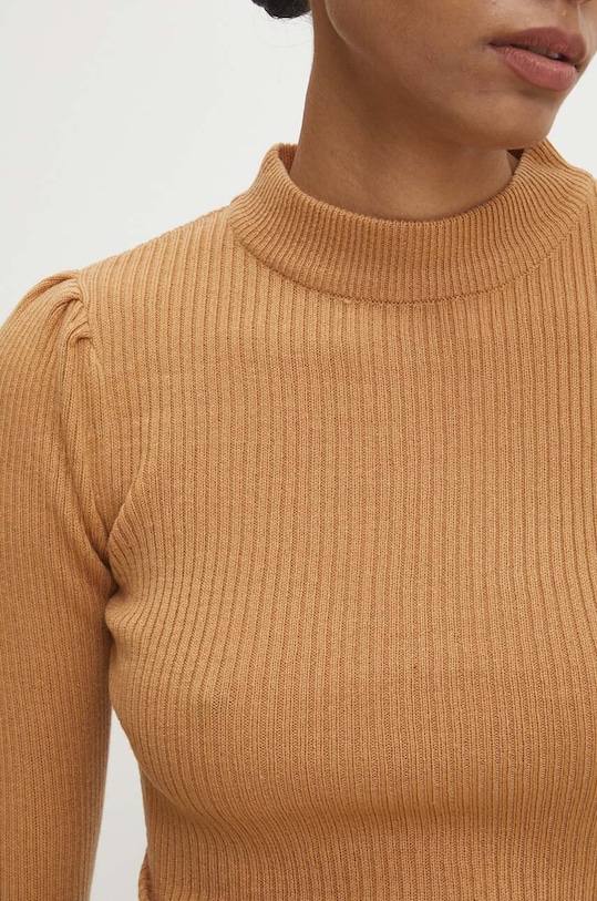 Answear.LAB sweter LK.248RIGBYCROPC.ums brązowy