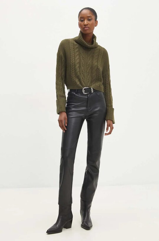 Answear Lab pulover LK.274JENSB.ums verde WZ24