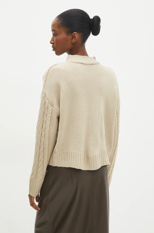 Ruházat Answear.LAB pulóver LK.274SAZZAA.ums bézs