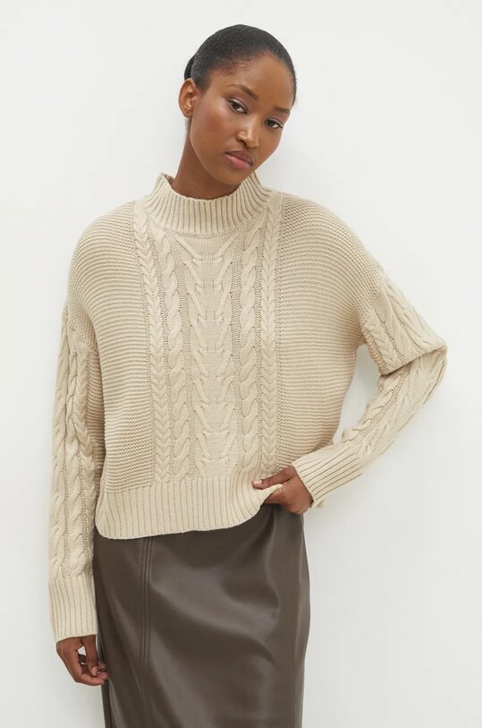 Answear Lab pulover bej LK.274SAZZAA.ums