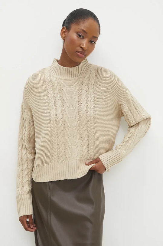 Answear.LAB pulóver bézs LK.274SAZZAA.ums