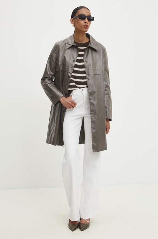 Answear.LAB sweter z wełną WF5224.ums brązowy WZ24