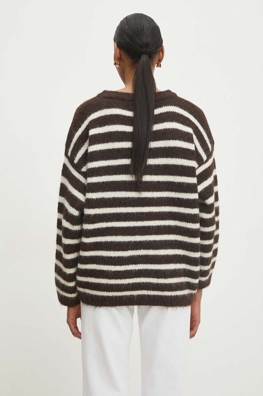 Odzież Answear.LAB sweter z wełną WF5224.ums brązowy