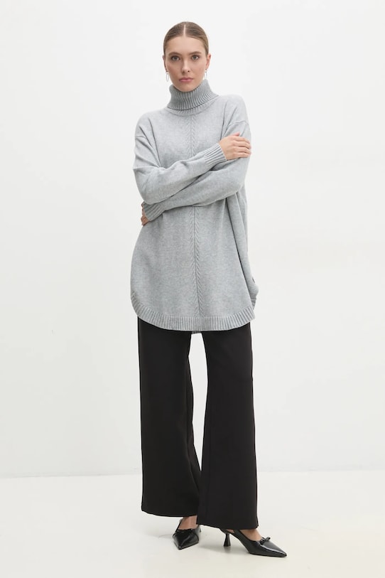 Свитер Answear.LAB NL246510.ums серый WZ24