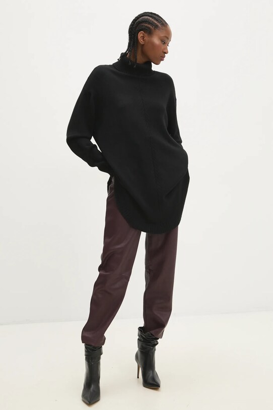 Светр Answear.LAB NL246510.ums чорний WZ24
