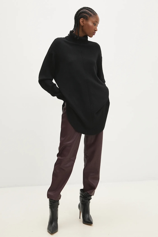 Answear.LAB sweter NL246510.ums czarny WZ24
