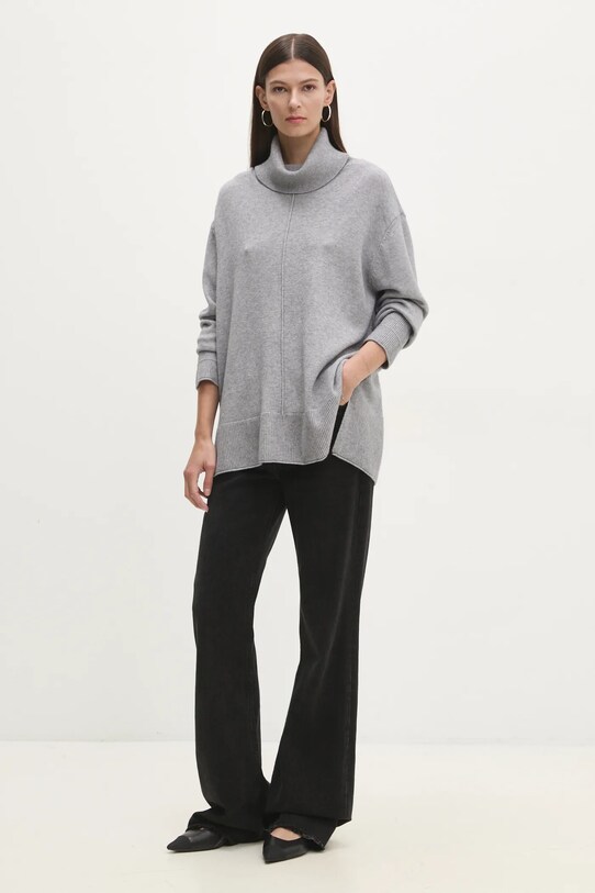 Answear Lab pulover NL246518.ums gri WZ24