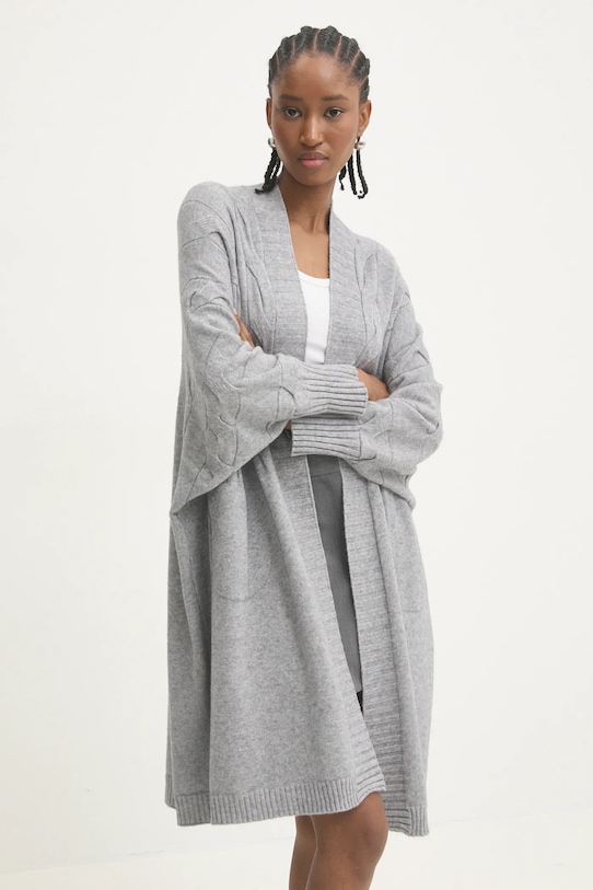 Answear.LAB kardigan pozostałe szary NL246506.ums