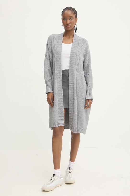 Answear.LAB kardigan NL246506.ums szary WZ24