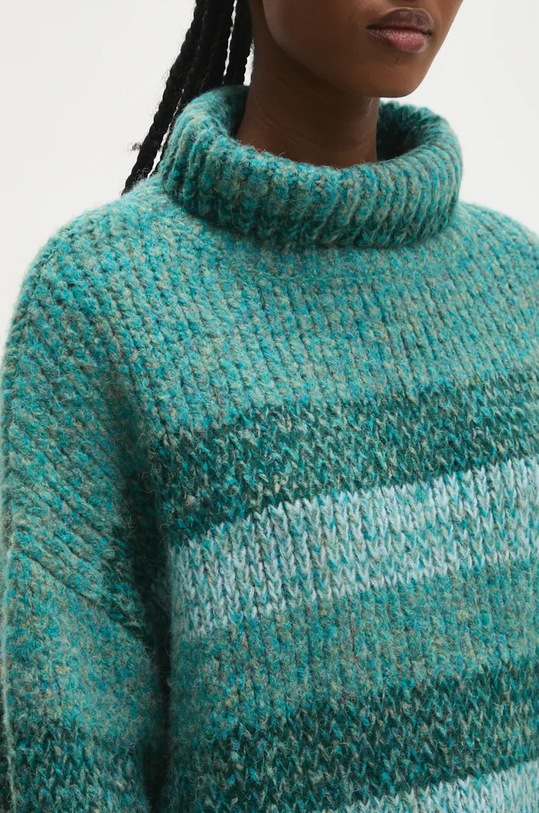 Vlnený sveter Answear.LAB NL246557.ums zelená