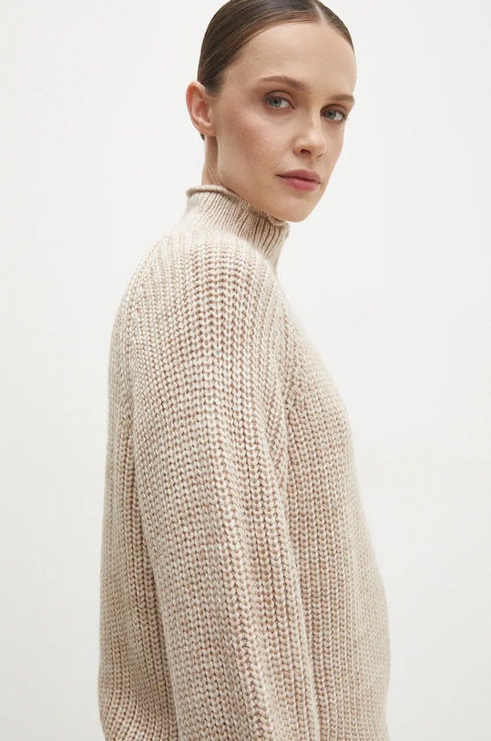 Answear.LAB sweter 21506.tms beżowy