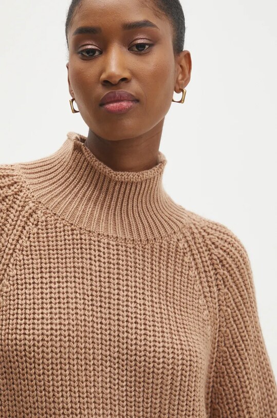 Answear.LAB sweter brązowy 21506.tms