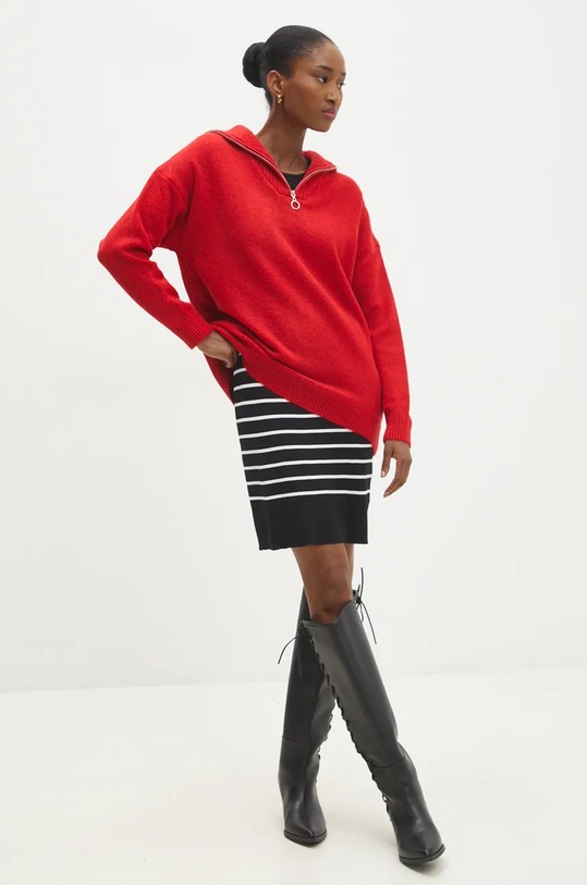 Answear Lab pulover de lana 21745.tms rosu WZ24