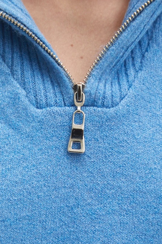 Answear.LAB sweter z wełną 21745.tms niebieski