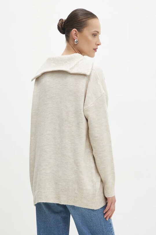 Дрехи Пуловер с вълна Answear.LAB 21745.tms бежов