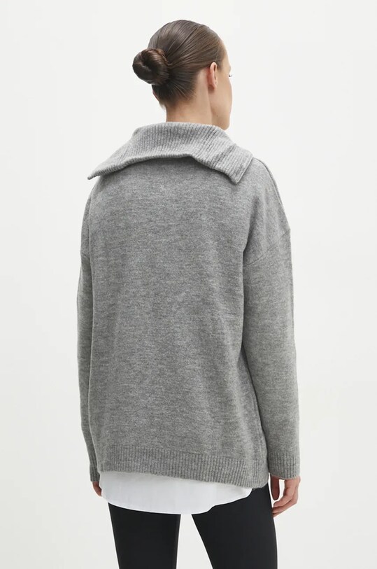 Îmbrăcăminte Answear Lab pulover de lana 21745.tms gri