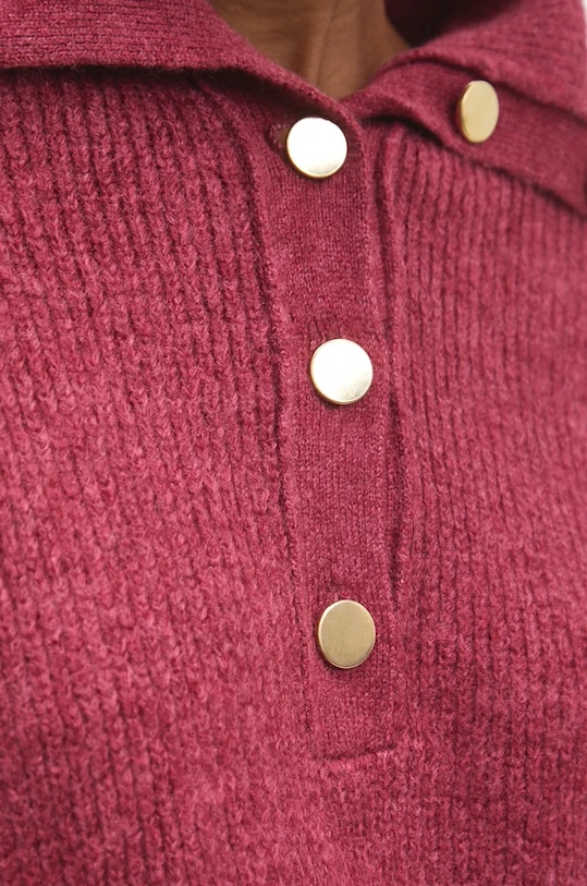 Answear Lab pulover de lana 22733.tms burgundia