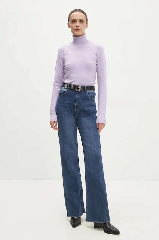 Pulover Answear.LAB 20414.tms ljubičasta WZ24