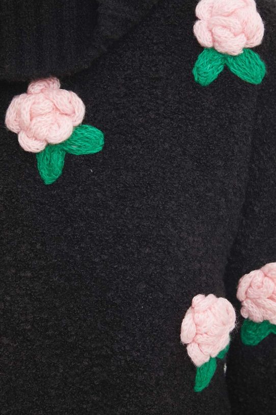 Πουλόβερ με προσθήκη μαλλιού Answear.LAB lu2408.fos μαύρο