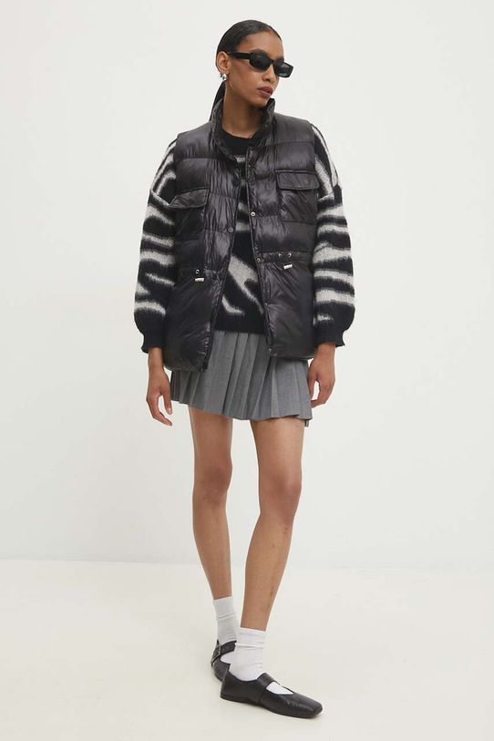 Vlněný svetr Answear.LAB lu1156.fos černá WZ24