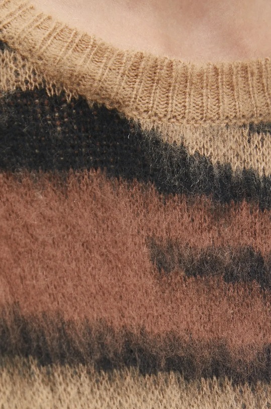 Vlněný svetr Answear.LAB 1160.fos hnědá