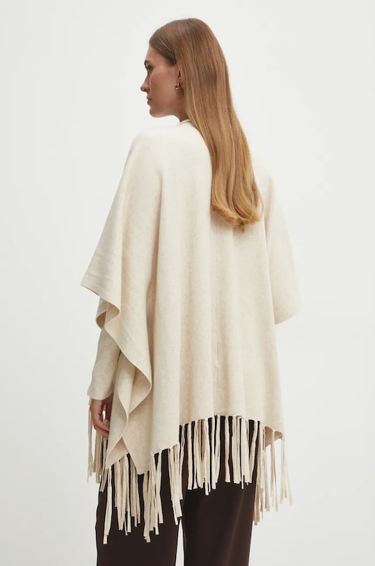 Oblečení Pončo Answear.LAB M1796.HLK béžová