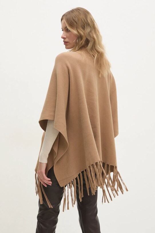 Îmbrăcăminte Answear Lab poncho M1796.HLK maro