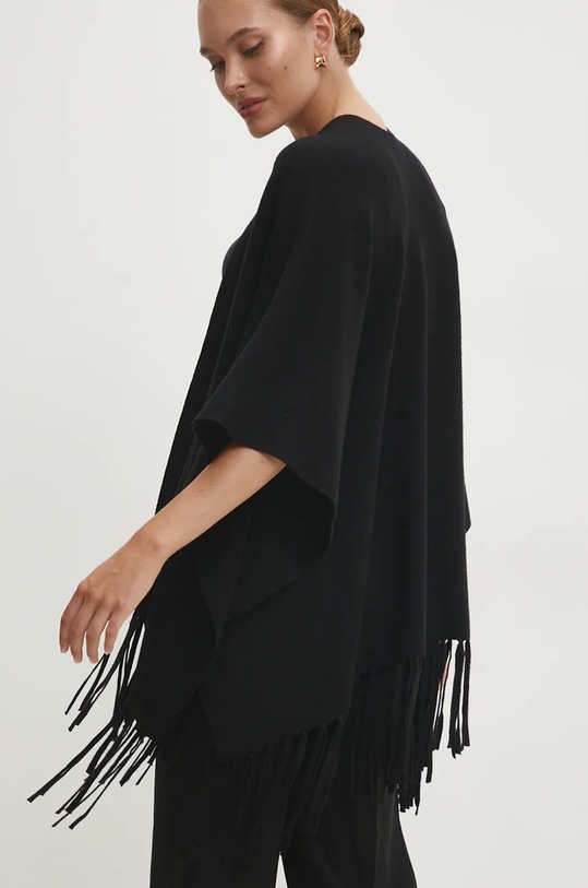 Odzież Answear Lab poncho M1796.HLK czarny