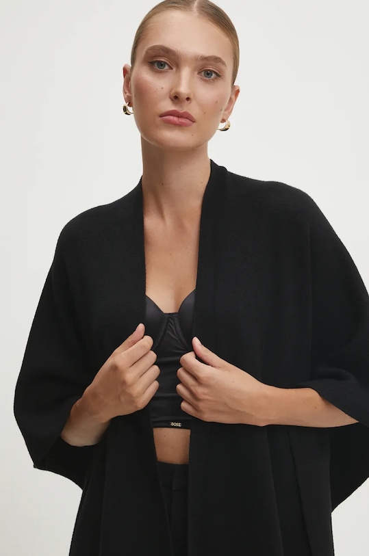 Pončo Answear.LAB M1796.HLK černá