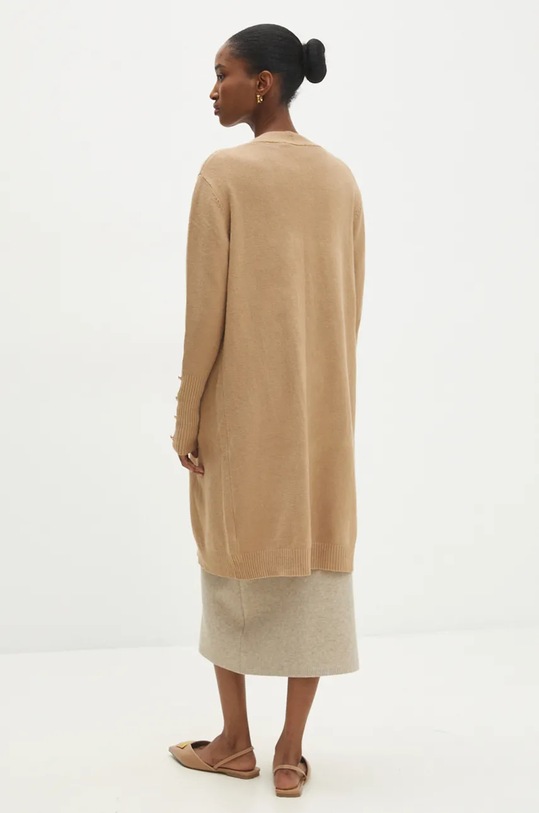 Oblečení Kardigan Answear.LAB MT58943.hms hnědá