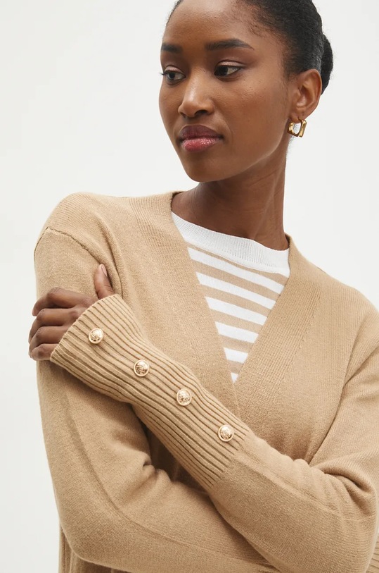 Kardigan Answear.LAB hnědá MT58943.hms