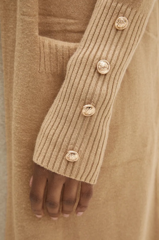 Kardigan Answear.LAB MT58943.hms hnědá