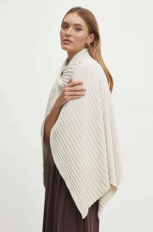 Answear Lab poncho beżowy 8933.hms