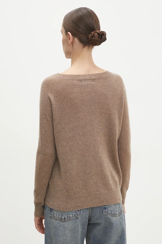 Oblečení Vlněný svetr s kašmírem Answear.LAB 123.fos hnědá