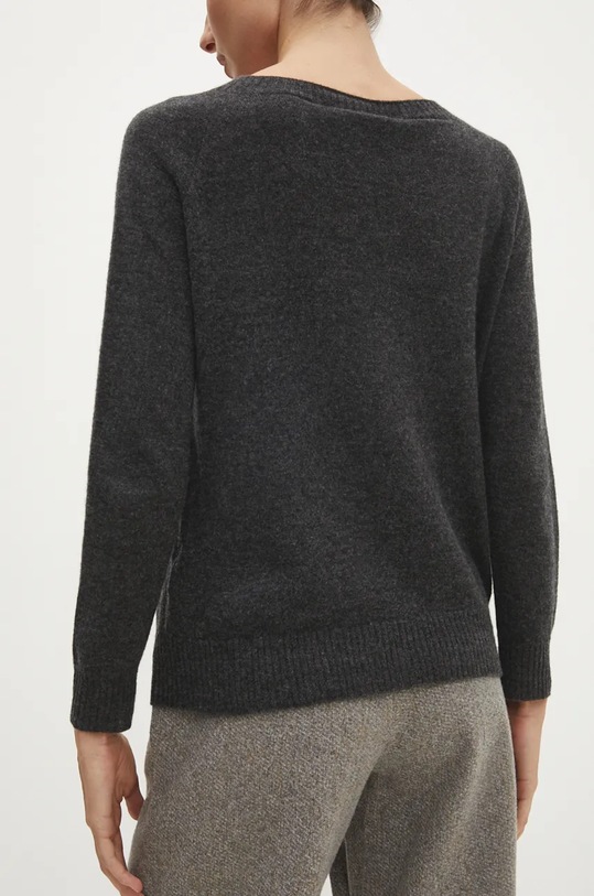 Одежда Шерстяной свитер с кашемиром Answear.LAB 123.fos чёрный