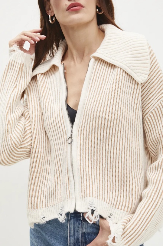 Svetr s příměsí vlny Answear.LAB 231106.tos béžová