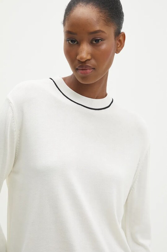Answear Lab pulover alb 241087.tos