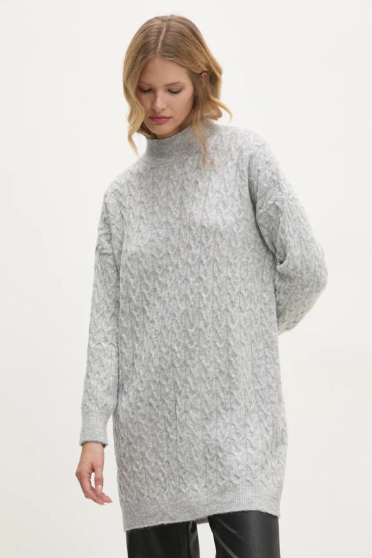 Answear Lab sweter pozostałe szary 7263.tlk