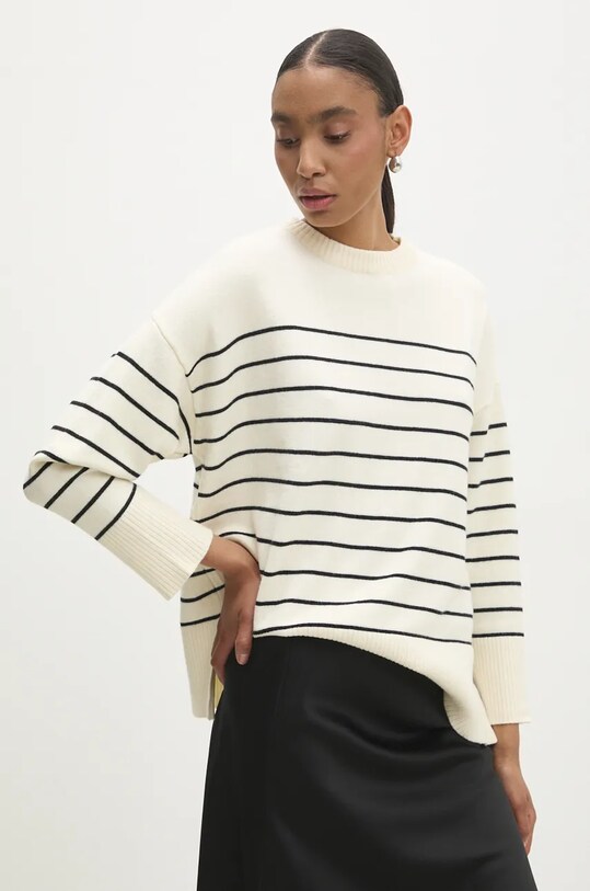 Answear Lab maglione medio spessore beige r.2302.flkl