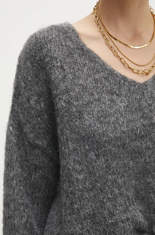 Vlněný svetr Answear.LAB y506.ios šedá