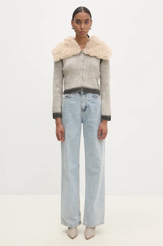 Abbigliamento Answear Lab cardigan yu049.ios beige