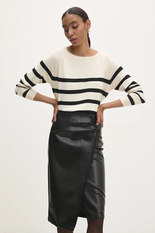 Answear Lab sweter beżowy mbo13553.ims