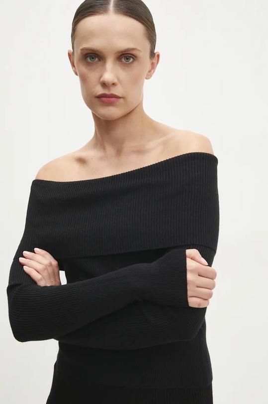 Answear Lab sweter pozostałe czarny 9068.IKK